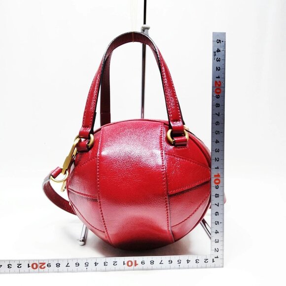 Gucci Red Leather Hand Bag mon910-103125 - Picture 2 of 16